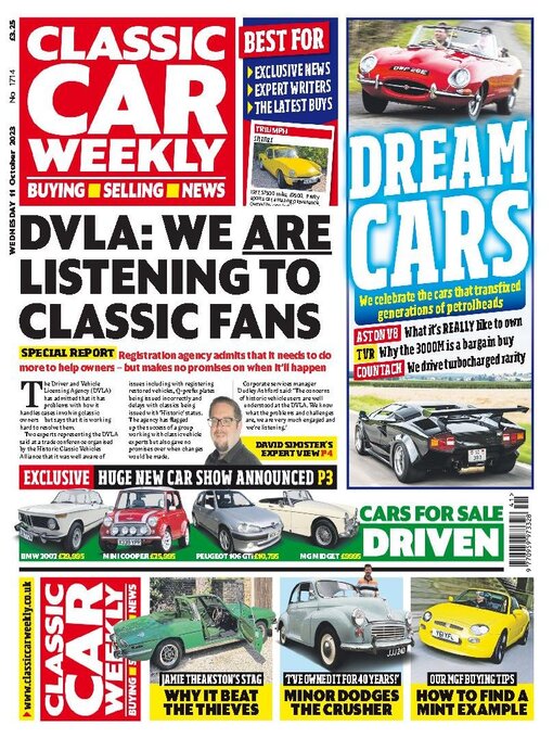 Classic Car Weekly Malta Libraries OverDrive